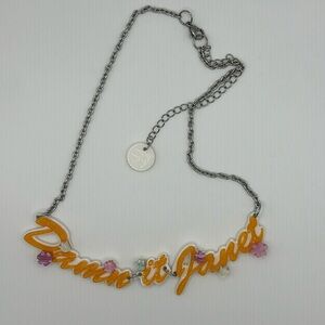 Rocky horror picture show x Erstwilder damn it Janet necklace